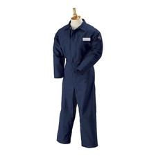 Black Stallion FN9-32CA/PT Flame-Resistant 9 oz Cotton Coverall Navy Medium