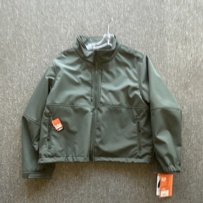 Elbeco Green Full Zip Stand-Up Collar XL Men Short Softshell Jacket