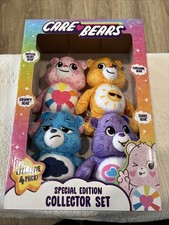 Care Bears 8 Inch Plush 4 Pack Special Edition Collector Set New