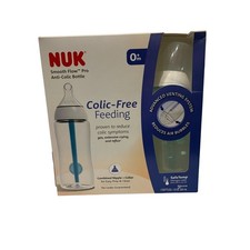 NUK Smooth Flow Pro Anti Colic Baby Bottles 0 Months 10 Ounce 3 Count
