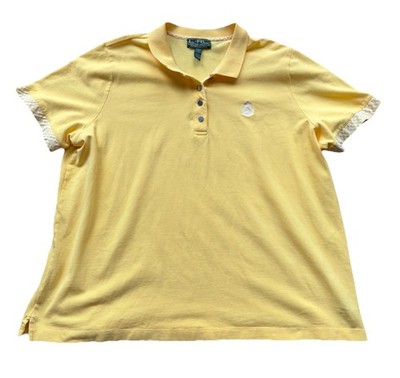 Lauren Active Ralph Lauren Yellow Polo Women s Plus Size 3X (22W-24W) Preppy