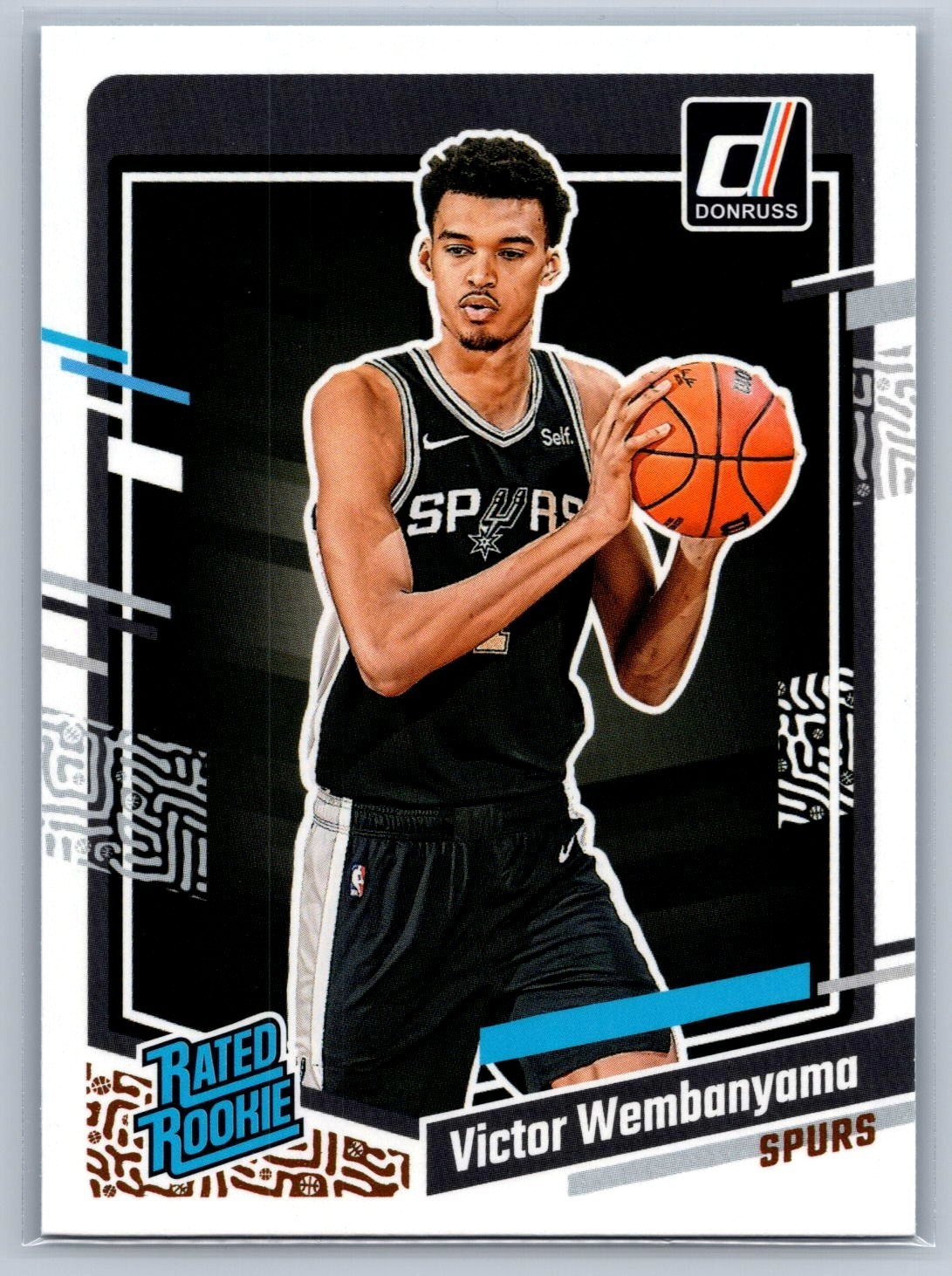 2023-24 Panini Donruss Basketball Victor Wembanyama Base #220 San Antonio Spurs