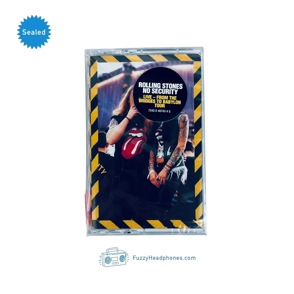 (2) SEALED Rolling Stones Cassette Tapes: No Security & Stripped, US 1st Press - Image 3 of 4