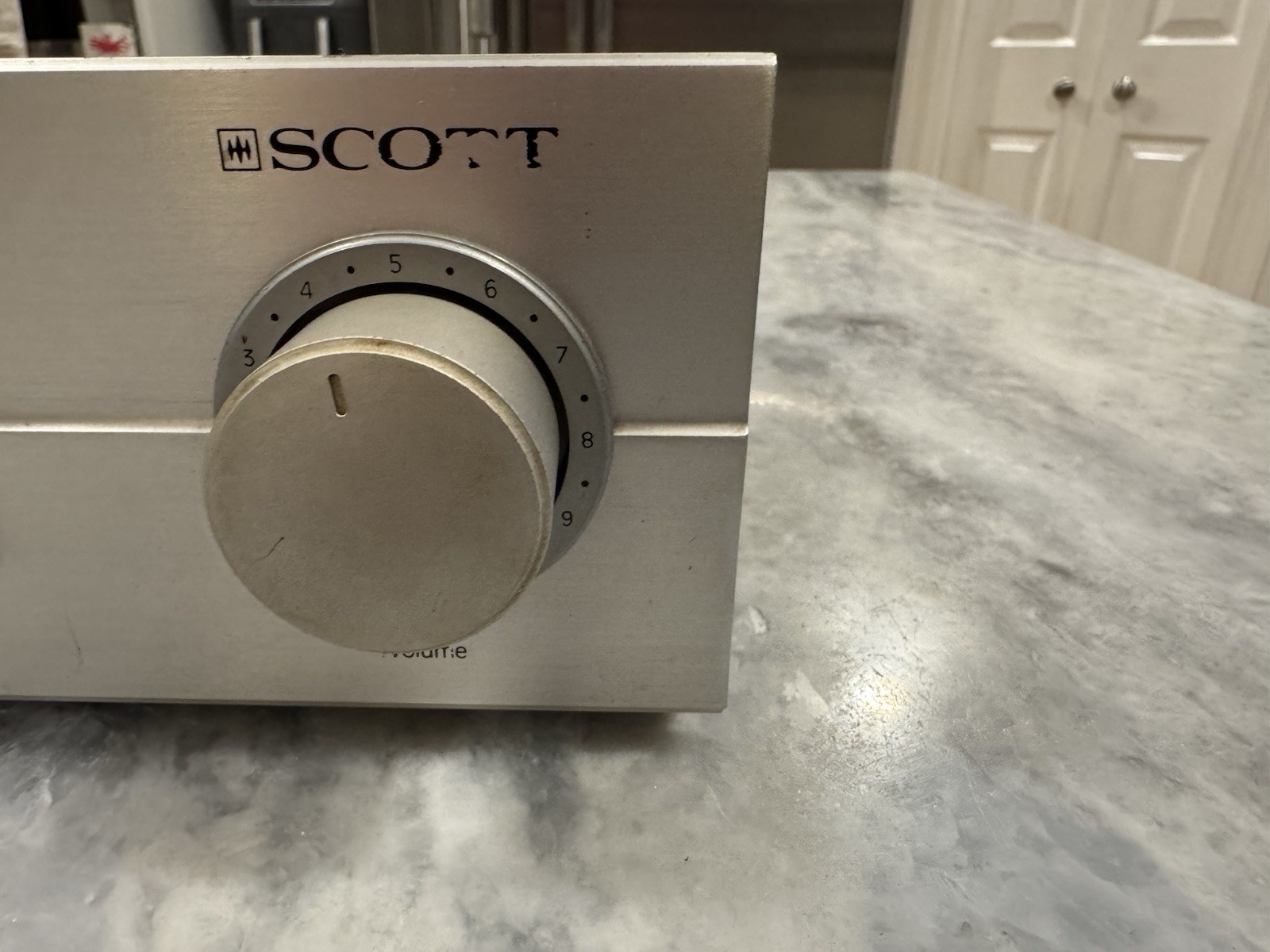 Scott Integrated Stereo Amplifier 418A Aluminum Front 30 WPC Phono Input - Works