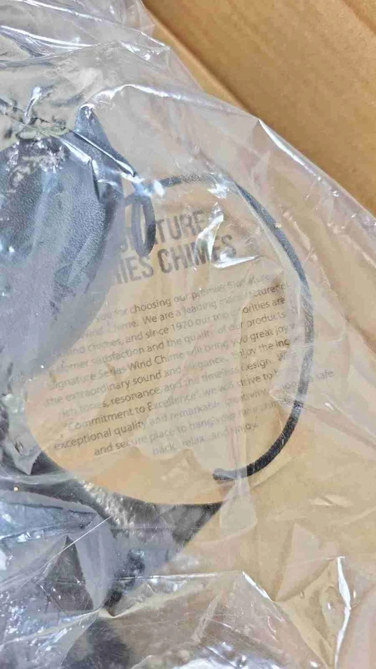 Campanas de viento Carson 50" Black Signature Series - nuevas en caja Foto 2 de 4