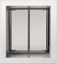 PlexiDor Dog or Pet Door / Wall Mount / White / Medium / NEW-UNOPENED BOX