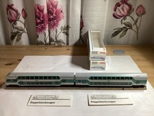 Märklin HO 43583 + 43582 Doppelstockwagen Steuerwagen Set OVP