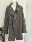 Janska Lt Gray Dark Gray Check  Unlined Jacket Size Medium Made in USA — photo 2