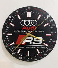 Audi RS Tachymeter Style Round Analog Hanging...