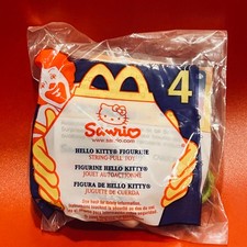 Vintage 2000McDonalds Happy Meal Sanrio Hello Kitty String-Pull Sealed