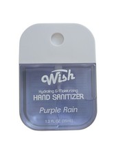 Wish Scented Hand Sanitizer Spray 1.2 Fl Oz Purple Rain Hydrating NEW