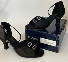 Very Fine Dancing Sport Shoes Black Heels Women's Size 6 New with Box