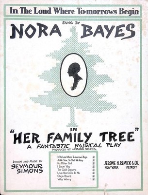 In The Land Where Tomorrows Begin Sheet Music Her Family Tree Seymour Simons