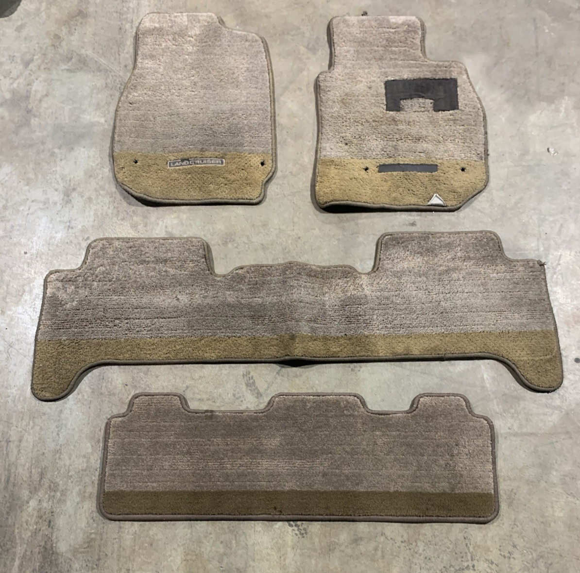 OEM JDM Toyota Land Cruiser 100 Series J100 RHD Used Floor Mats