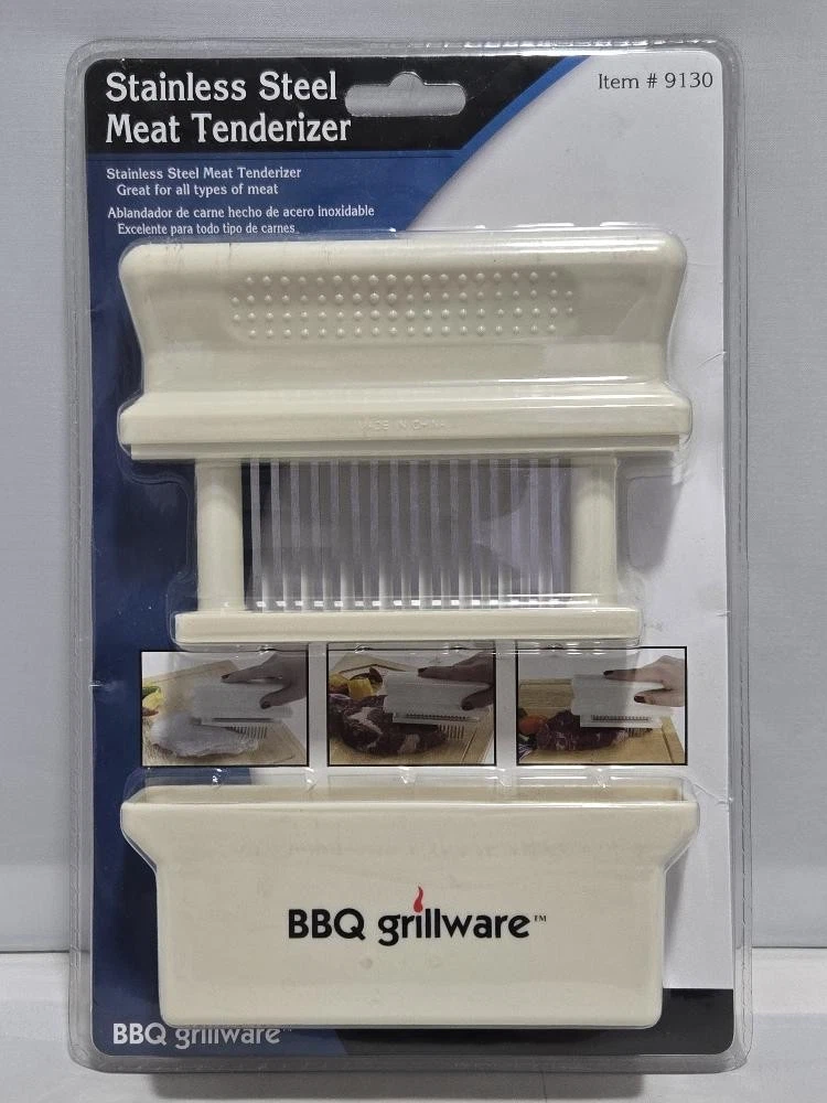 Mr. Bar-B-Q 16 Blade Meat Tenderizer Tool Kitchen BBQ Marinade Turbocharger R86r
Opens in a new wind