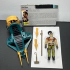 1987 GI JOE Dreadnok AIR SKIFF & Zanzibar v1 Missing Handgun ARAH Vehicle