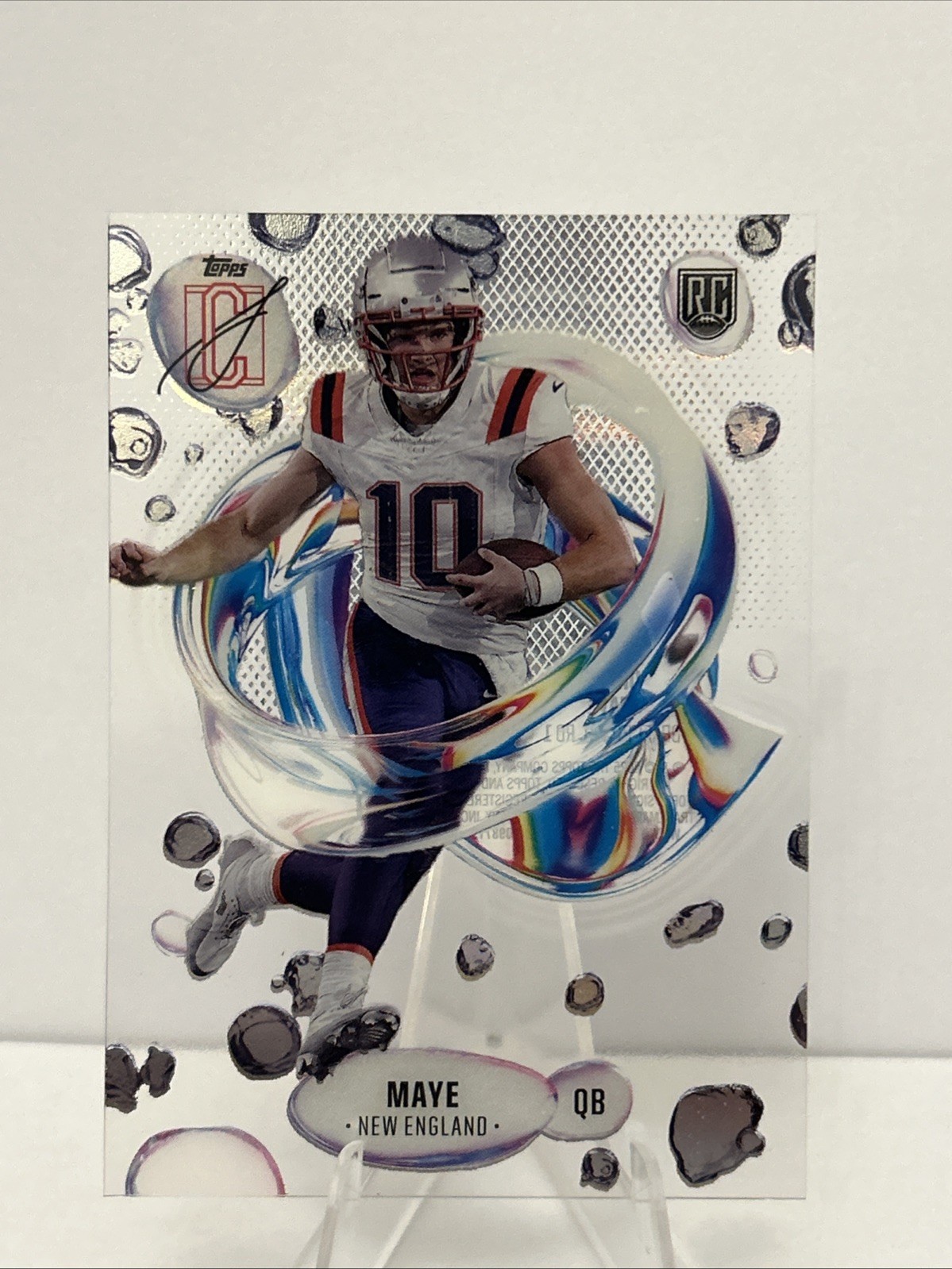Rare Fluidity 2024 Topps Signature Class -Drake Maye - PATRIOTS QB