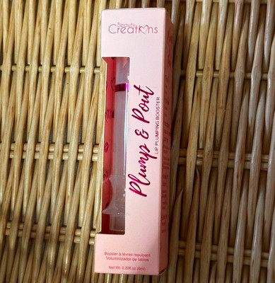 Beauty Creations Plump & Pout Lip Plumper Gloss Clear 0.20 fl oz (6 ml)