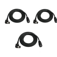 90 Degree DIN 6Pin Male to Female Sound Video Cable Terminal Cable for Sound