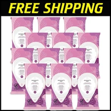 pH Balanced Island Splash Feminine Wipes - 12 Softpacks for Travel Convenience