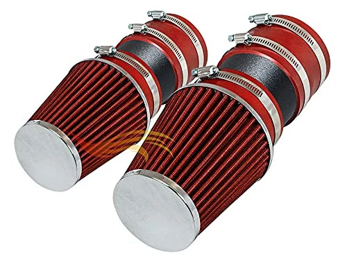 Kit de entrada de ar BCP RW VERMELHO para 2008-2012 Mercedes Benz C350 3.5L V6 Ram + filtro - Imagem 2 de 3