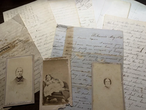 Group Civil War Letters & Images - James Murray - 44th Massachusetts Infantry