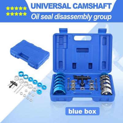 #ad 22PC Universal Crankshaft Camshaft Crank Cam Oil Seal Remover Installer Tool Set $38.89