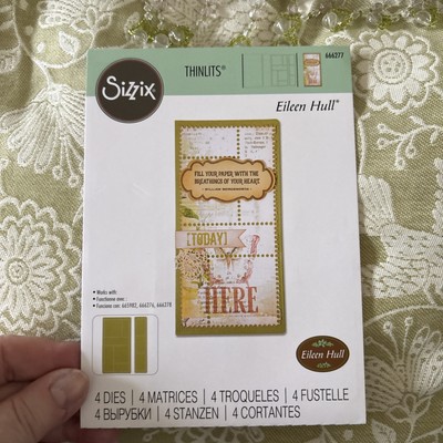 Eileen Hull Mini Slimline & Tickets Thinlits Dies Sizzix 666277 