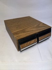 Vintage Cassette Tape Holder/storage Holds 28 Cassette Tapes missing one foot 