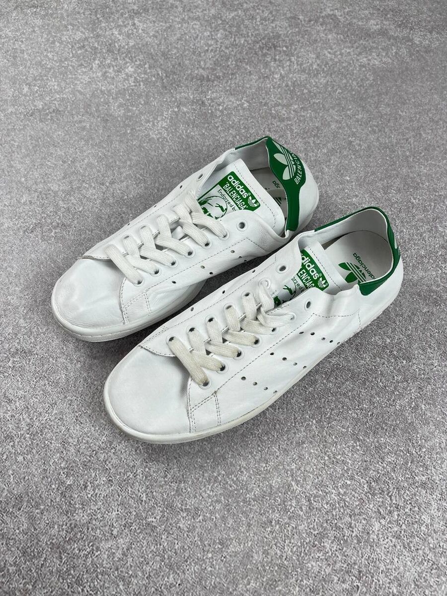 Women's Balenciaga × Adidas Stan Smith White Sneakers US 9