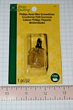 Mini Screwdriver, With Phillips Head Tip, 1 each