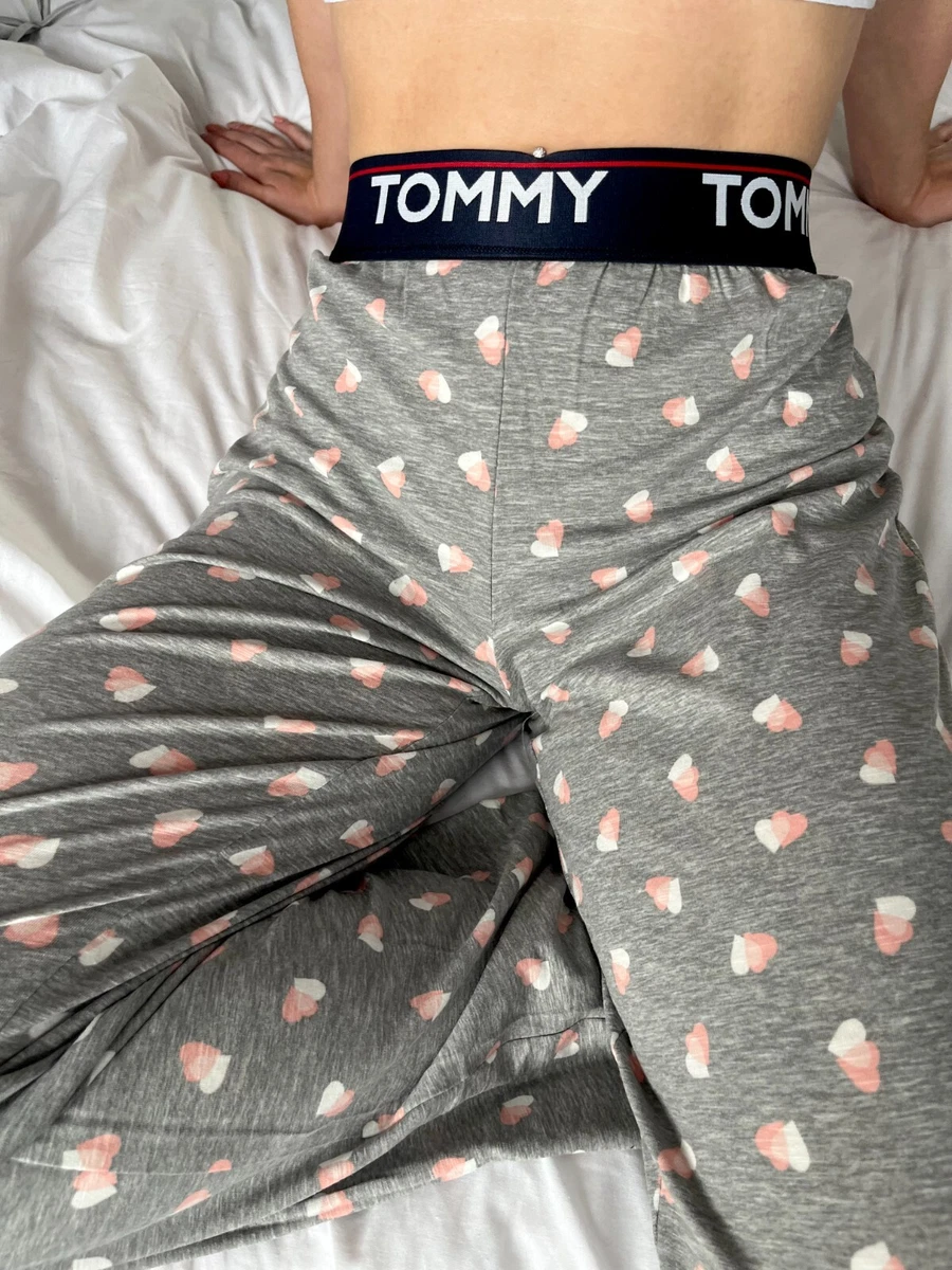 Ex Tommy Hilfiger Women s Cotton Pyjama Bottom in Valentino Hearts eBay