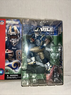  VTG 2001 MCFARLANE MARSHALL FAULK ST LOUIS RAMS ACTION FIGURE NFL SERIES 2