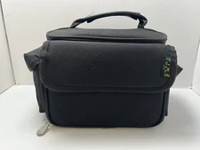 Pine Creek USA Camera Travel Bag Case Accessories Zippers Black Cushioned Used