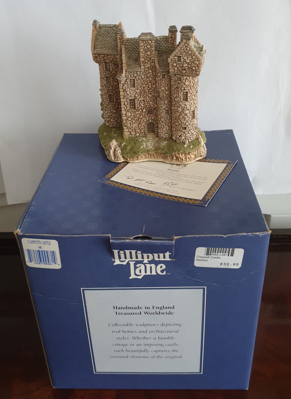 リリパットレーン305☆CLAYPOTTS CASTLE Lilliput Lane - Claypotts Castle