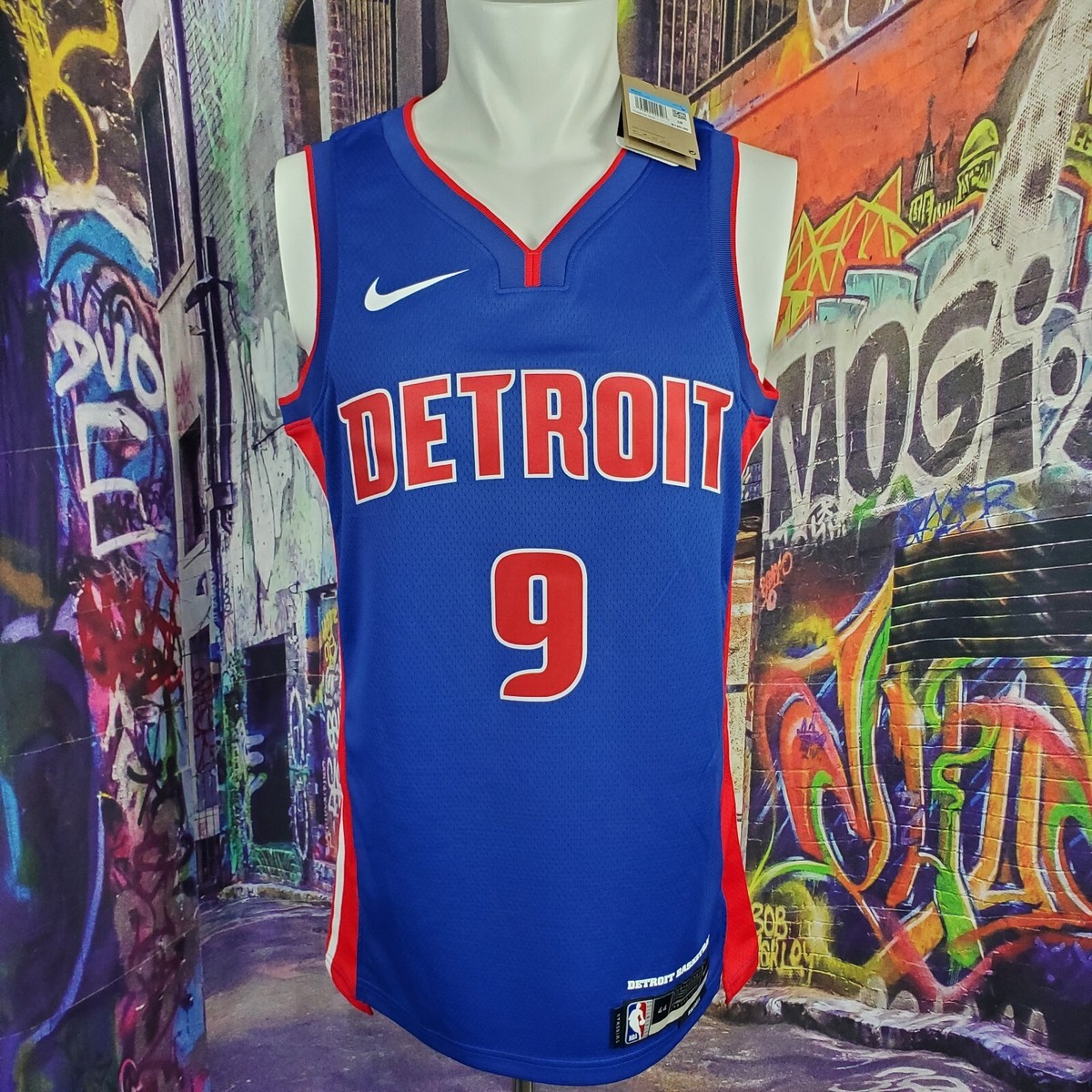 Jerami Grant Detroit Pistons Icon Edition Nike Jordan Jersey Size