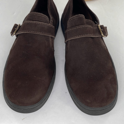 Azalea size 6  brown suede loafers