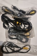 3.5mm to RCA  Camcorder Video Cable 1.5metre Long,  Video. Joblot 8