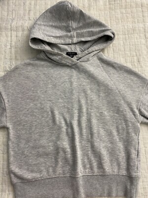 Amisu Gray Hoodie Hood Sweat Shirt XS Super Comfy