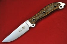 Busse Combat Meaner Street  .233" Satin INFI, Textured Snakeskin Micarta Handle