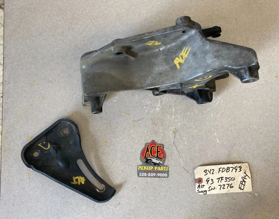 88-97 Ford F250 F350 F450 7.5L 460 Alternator Smog Pump Bracket E7TA-10239-AB - Imagem 2 de 4