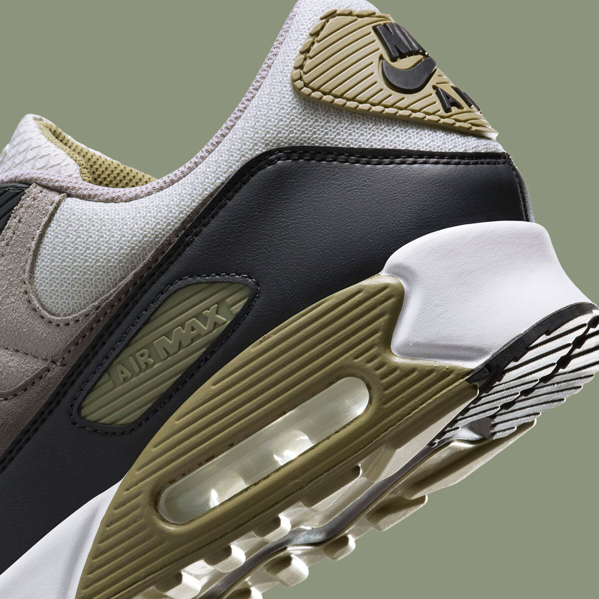 Nike Air Max 90 Light Bone Cave Stone Grey Neutral Olive Nby DM0029-011 Men's — product photo 5 of 8
