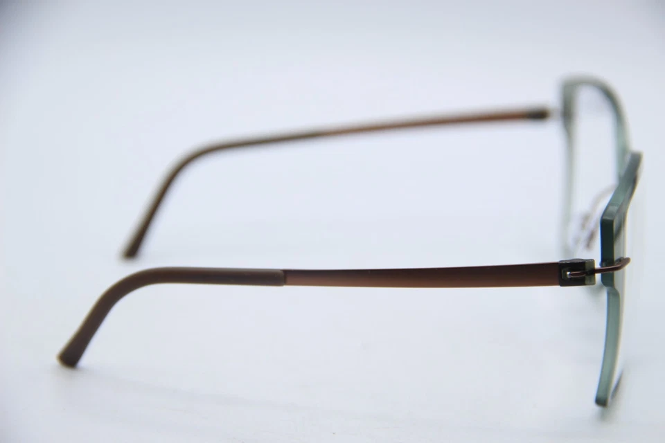 НОВЫЙ СИЛУЭТ SPX 1611 75 5540 ЗЕЛЕНЫЙ GUNMETAL ПОДЛИННЫЙ ОПРАВЫ ОЧКИ 54-15 - Изображение 4 из 4