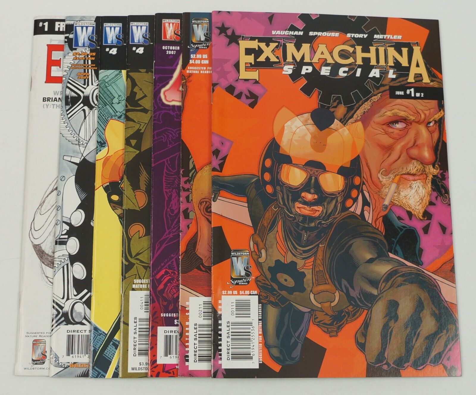 Ex Machina Special #1-4 VF/NM complete series + variant + Inside the Machine + 1