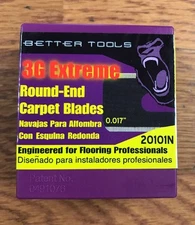 10 Boxes Better Tools Round Carpet Knife Blades, 100 Blades Per Box