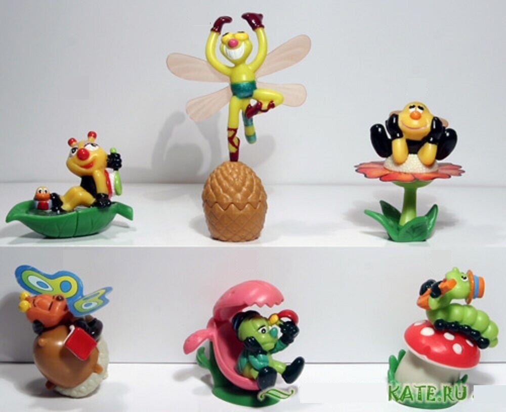 KINDER JOY FERRERO SURPRISE FULL SET OPEN-AIR INSECTS ON