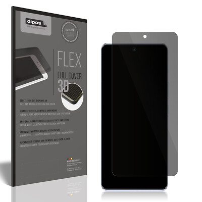 Full Cover Privacy Blickschutzfolie für Infinix Zero 30 4G Folie Anti-Shock