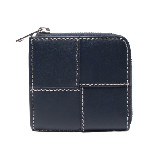 Bottega Lshaped zipper compact zip Blue