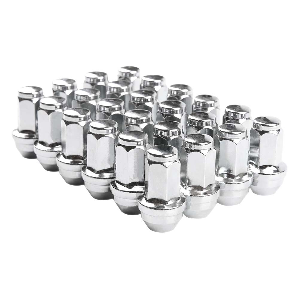 24pcs Chrome 14X2.0 Lug Nuts 1.75
