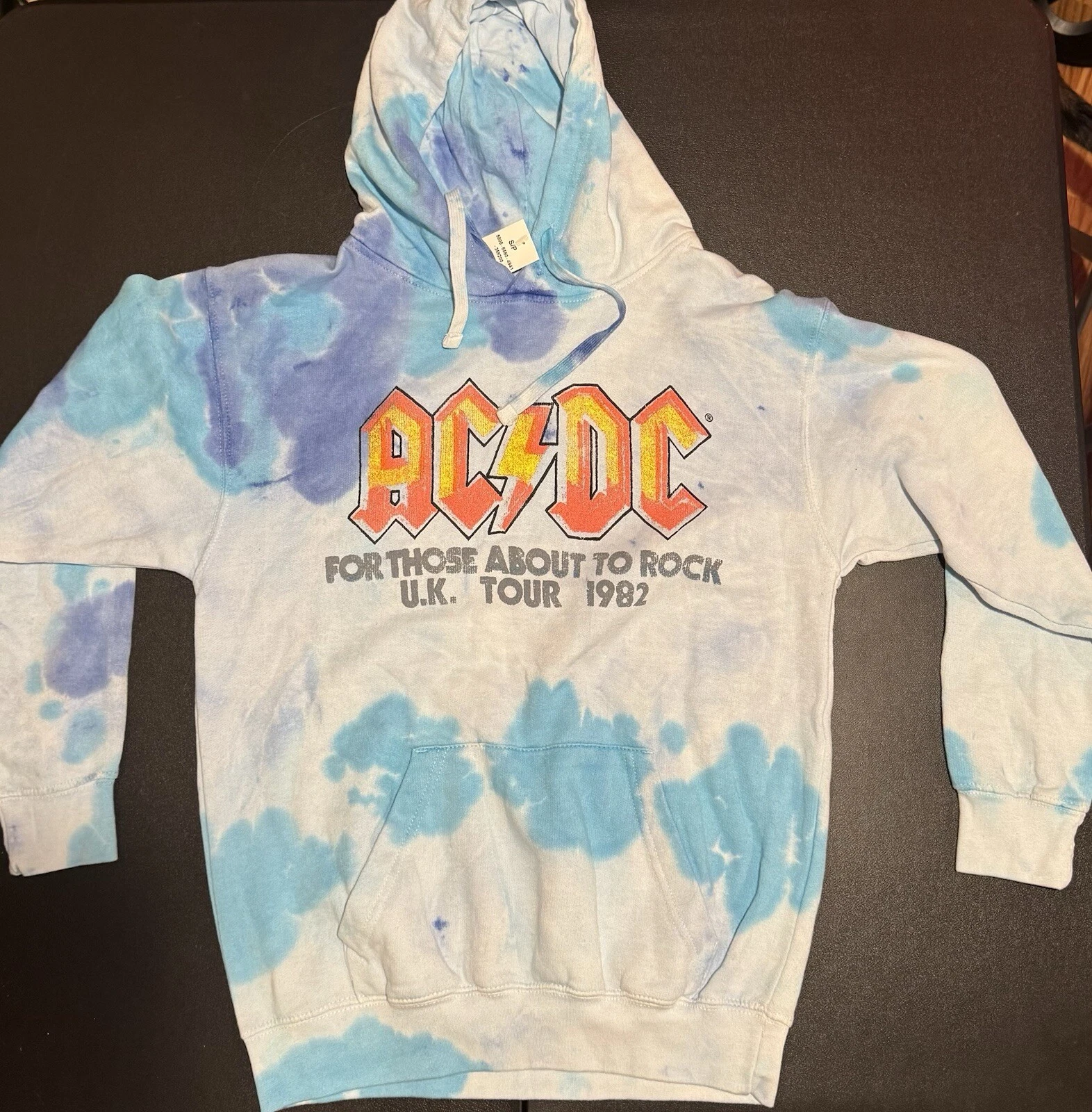 Ac/Dc Tie-Dye Hoodie Size Large ￼